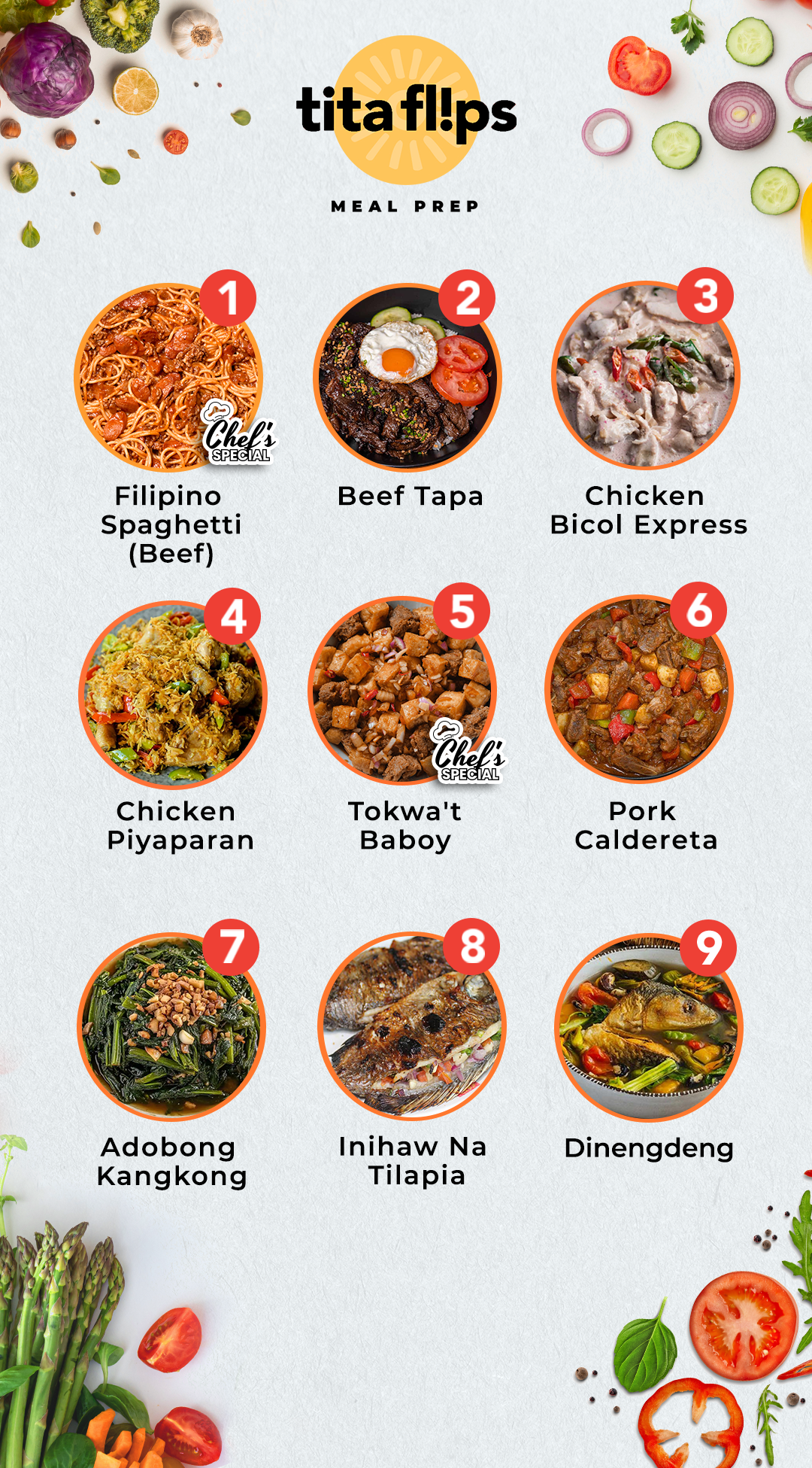 Mix & Match 5 Weekly Meals Plan