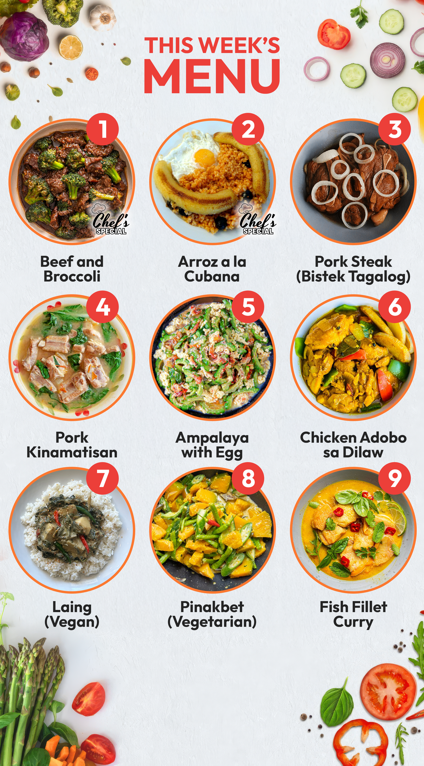$5 OFF 5 MEAL PLAN CODE: TITA5
