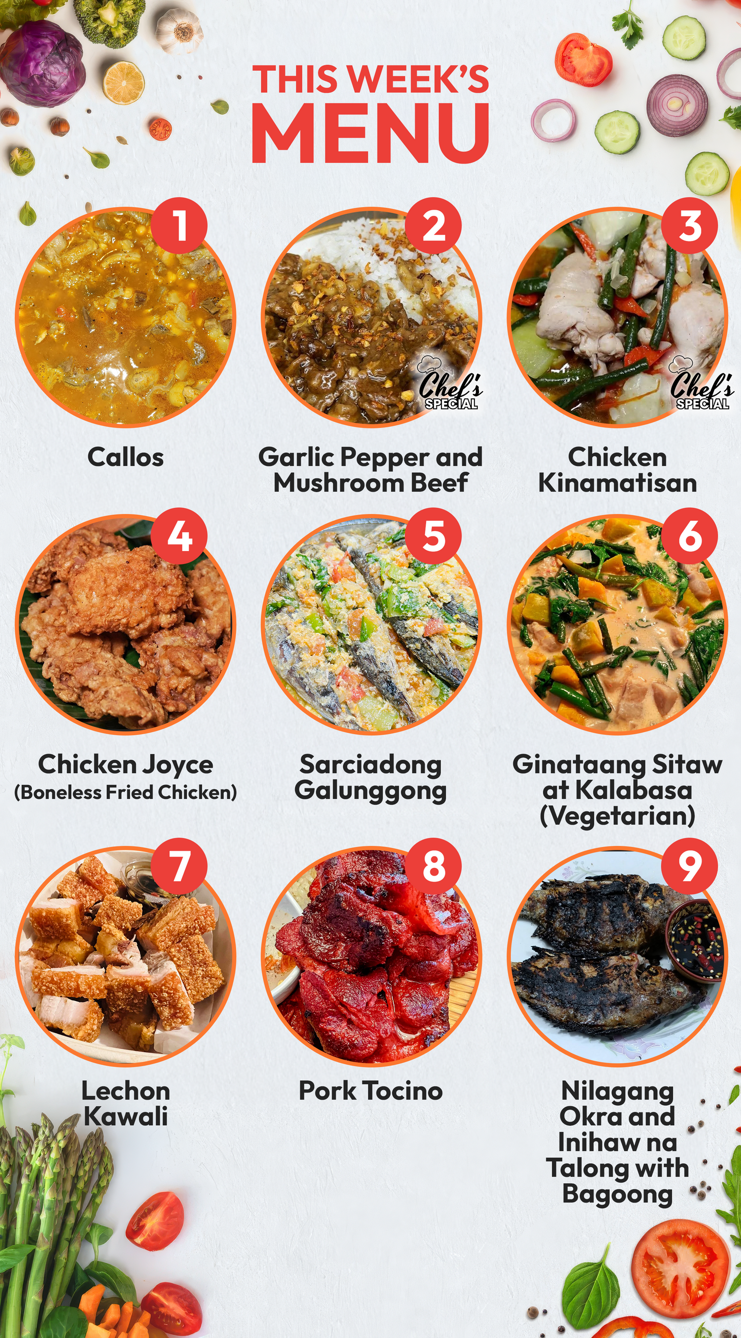 SPECIAL - 10% OFF 7 MEAL PLAN  (USE CODE OFFER10)