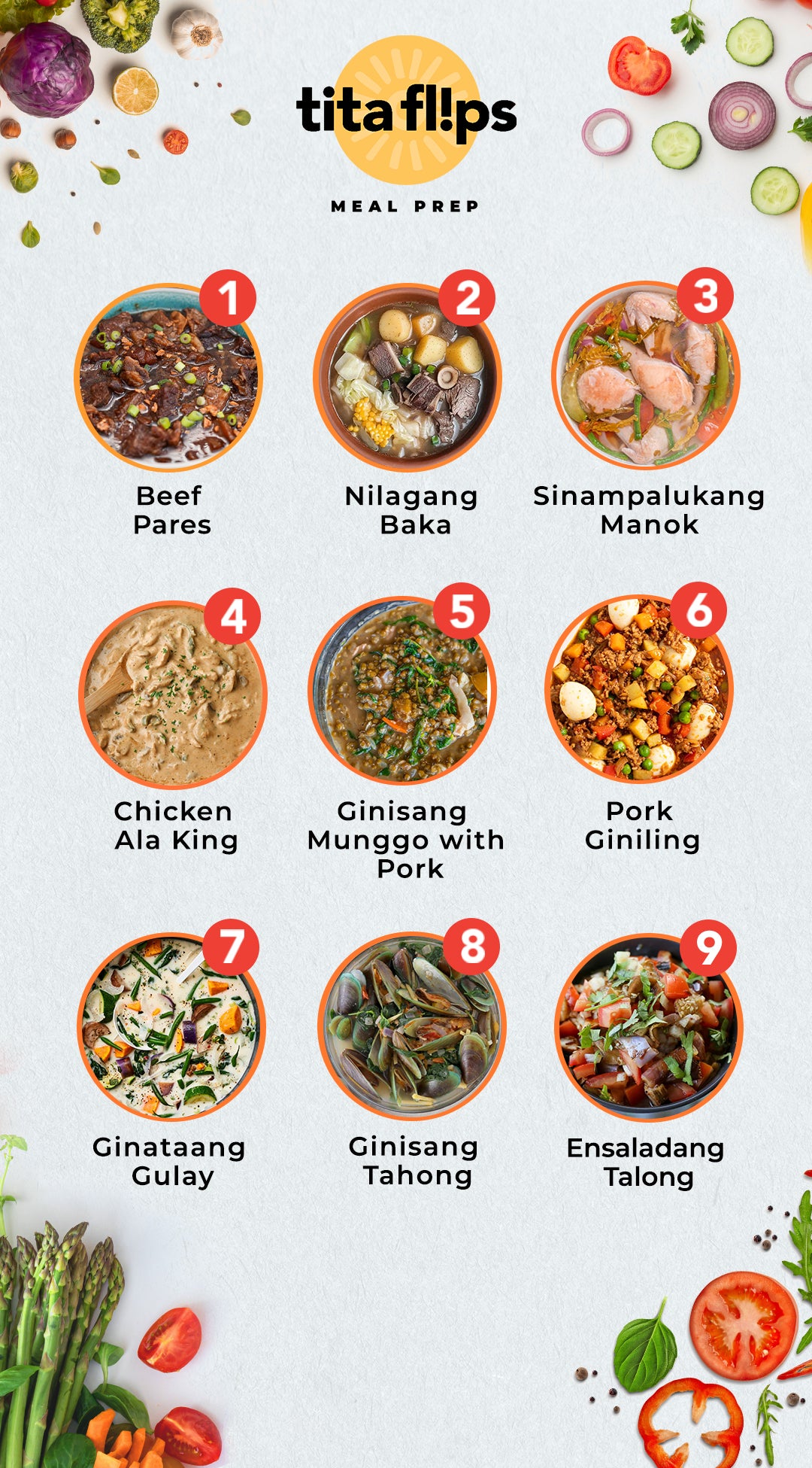 Mix & Match 6 Weekly Meals Plan